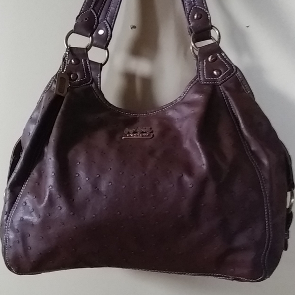 Coach Handbags - Wow! Vintage ostrich print COACH shoulder bag